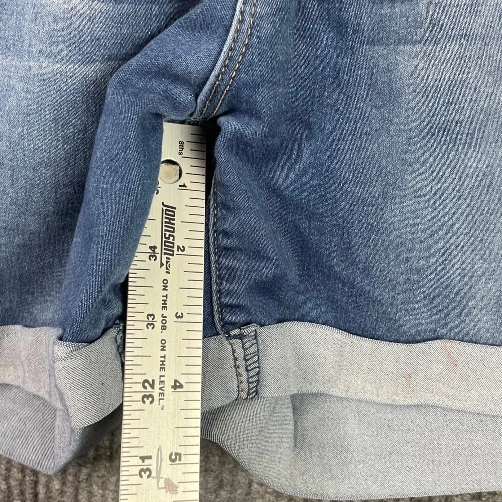 Mixed Brand Denim Shorts Bundle Women Size 8 Blue Jean Lot Distressed Cuffed 3pk